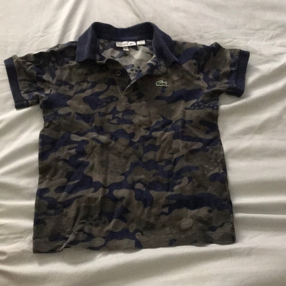 camo lacoste polo